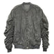 Mirosuede Scrunched Bomber Jacket