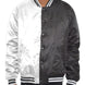 Color Block Two Tone Varsity Jacket