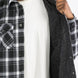 Mens Quilted Padded Flannel Jacket
