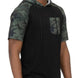 Mens Short Sleeve Camo Hooded Tshirt