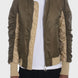 Two Tone Color Block Bomber Jacket