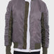 Two Tone Color Block Bomber Jacket