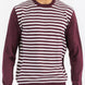 Knitted Round Neck Striped Sweater