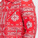 Bandana Print Vegan Leather Jacket