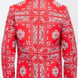 Bandana Print Vegan Leather Jacket