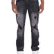 Distressed Denim Checkered Tape