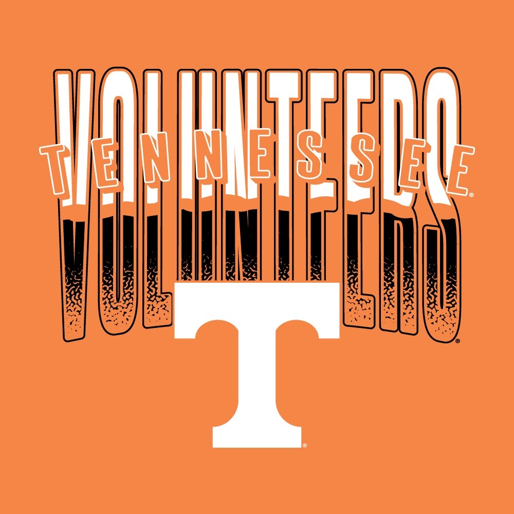 Tennessee Volunteers - NCAA University of Tennessee Short Sleeve Spirited Orange T-Shirt