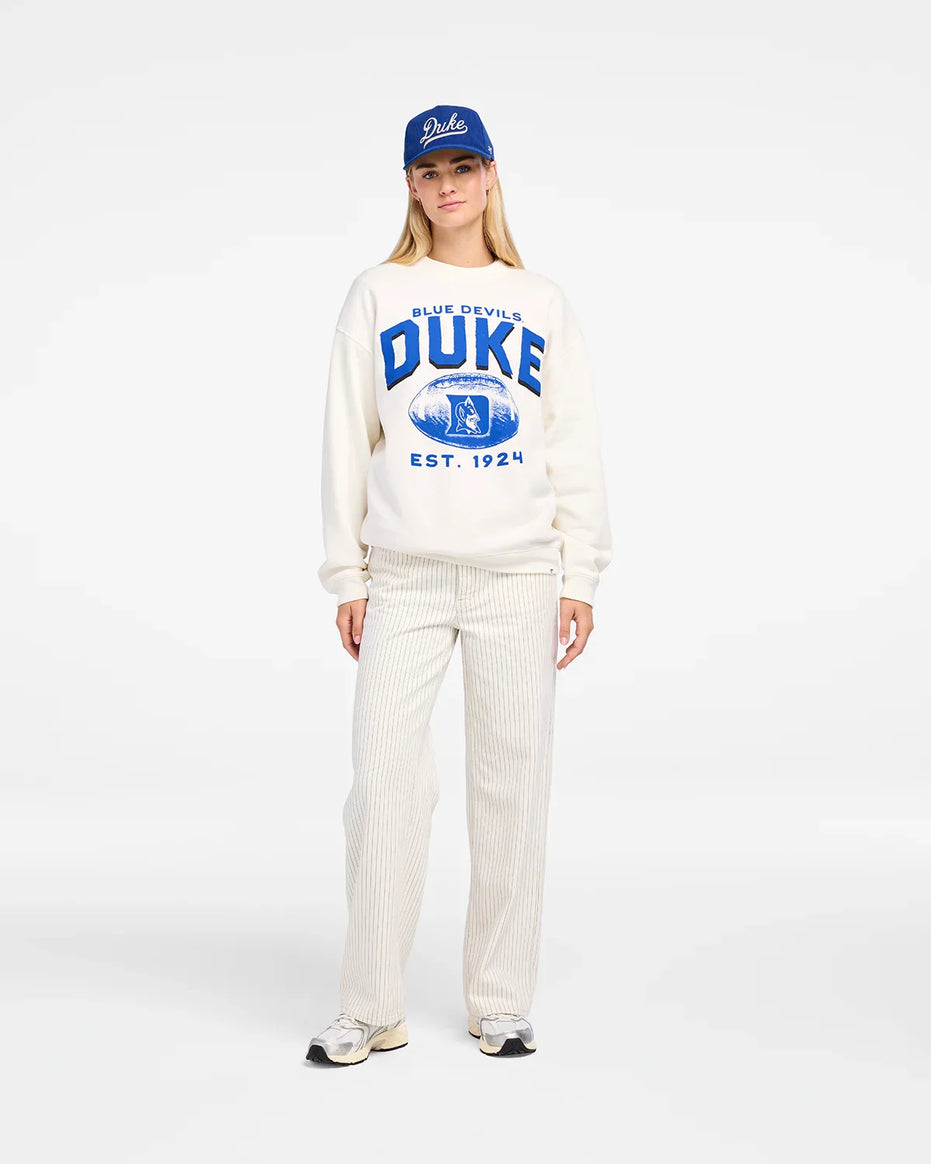 Duke Blue Devils - Arch Cloud Oversized Crew Womens, 47 Brand
