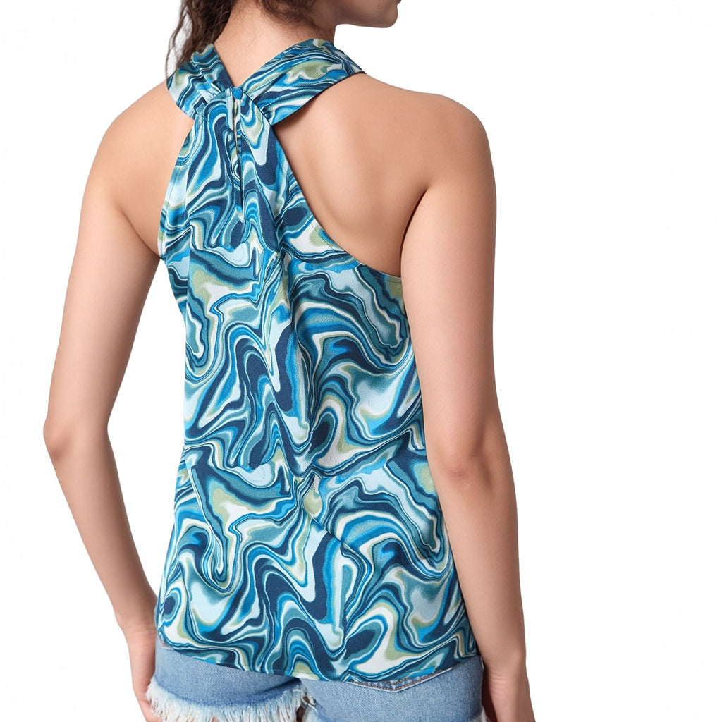 Pleione Women's Classic Halter V Top