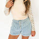 Mock Neck Long Sleeve Lace Patchwork T-Shirt