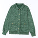 Snap Down Flap Pocket Long Sleeve Shacket