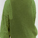 Eyelet Round Neck Drop Shoulder Sweater