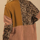 High-Low Leopard Snap Down Shacket