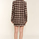 And The Why Full Size Plaid Brushed One Button Blazer