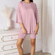 Basic Bae Full Size Soft Rayon Three-Quarter Sleeve Top and Shorts Set