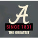 Alabama Crimson Tide - Garment Colors Smoke Grey T-Shirt
