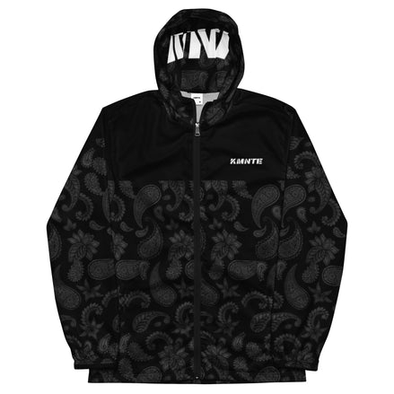 Kimante Paisley Men’s Black Windbreaker Jacket