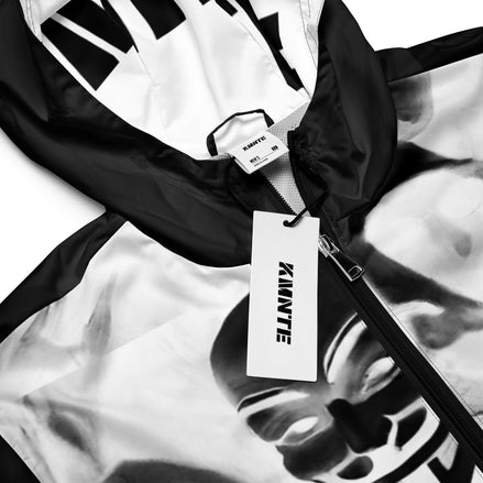 Do Not Conform Kimante White and Black Men’s Windbreaker Jacket