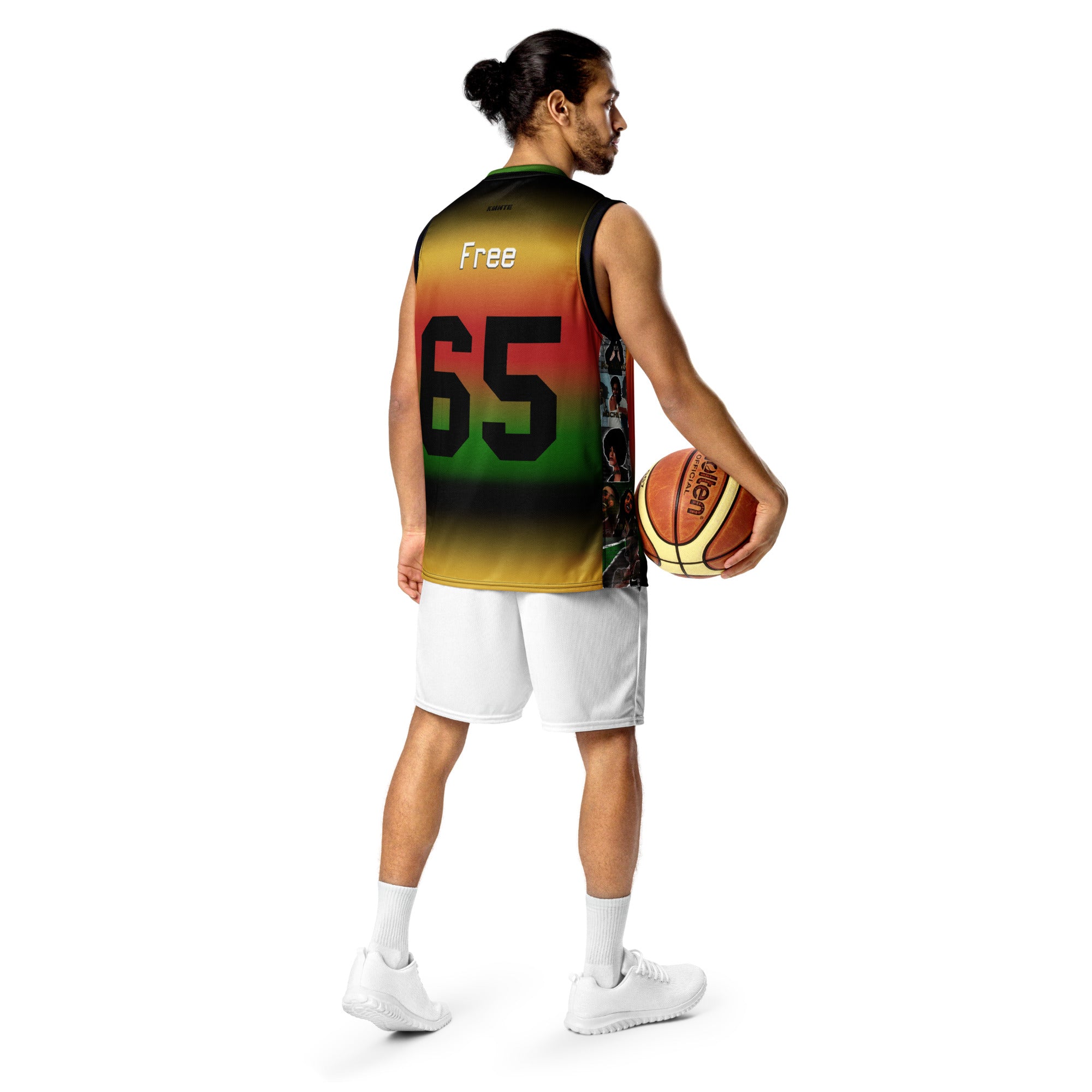 Juneteenth Kimante Recycled Unisex Basketball Jersey