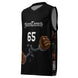 Juneteenth Kimante Recycled Unisex Basketball Jersey All Black