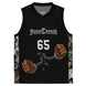 Juneteenth Kimante Recycled Unisex Basketball Jersey All Black