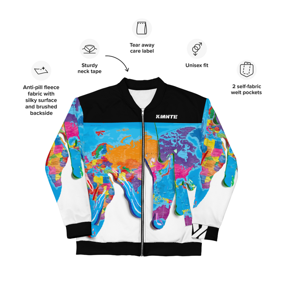 Drip World Kimante Unisex Bomber Jacket