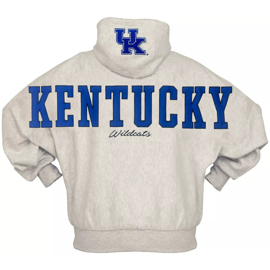 Kentucky Wildcats - "Belvedere" Single-Piece Dolman-Style Oversize Hoodie