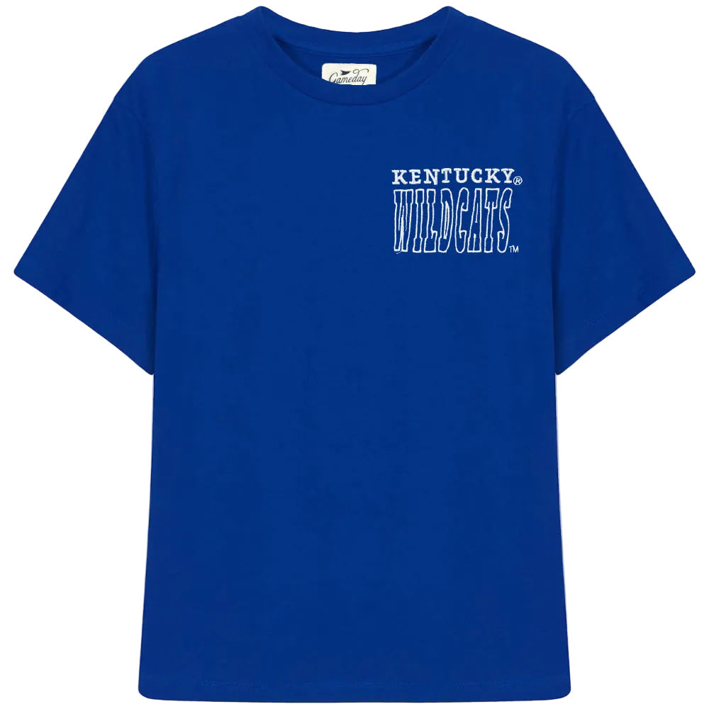 Kentucky Wildcats - NCAA Billboard Split Oversized Brand Tee T-Shirt