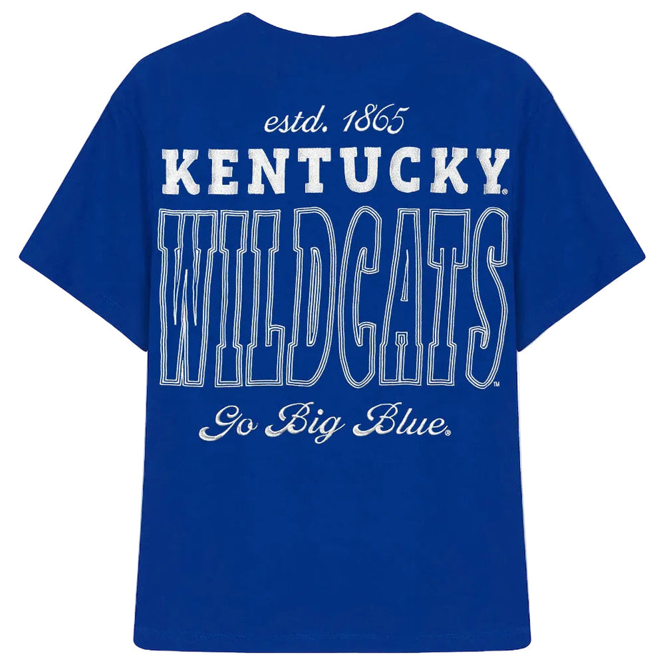 Kentucky Wildcats - NCAA Billboard Split Oversized Brand Tee T-Shirt