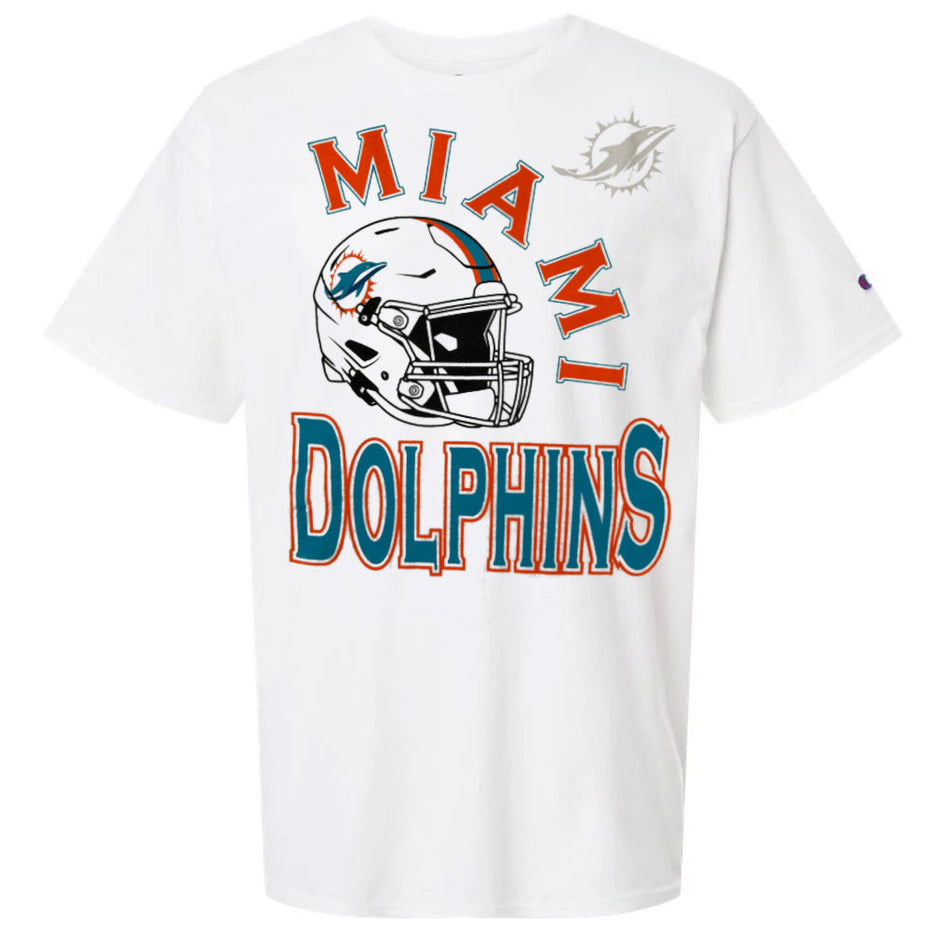 Miami Dolphins - NFL 1655 Helmet Football Logo Short Sleeve T-Shirt