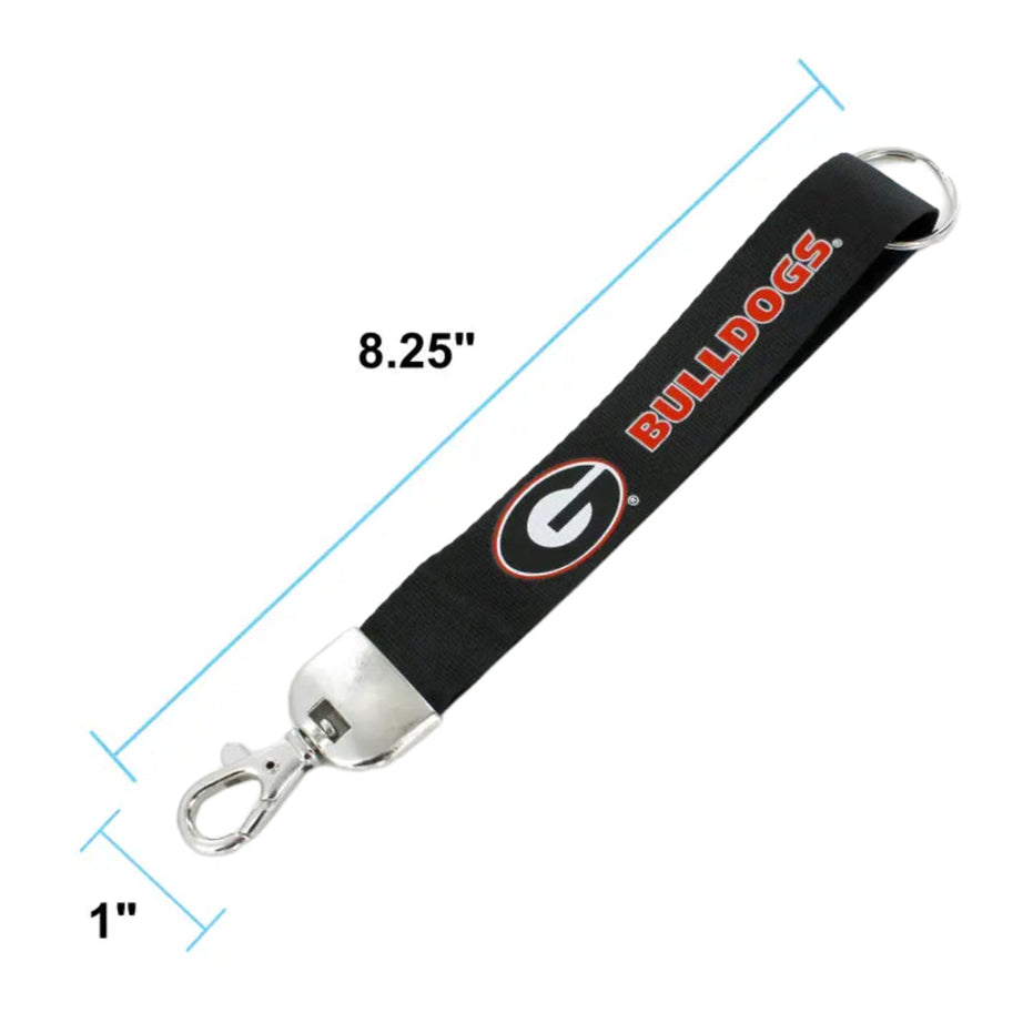 Georgia Bulldogs - NCAA Logo Deluxe Wristlet Keychain