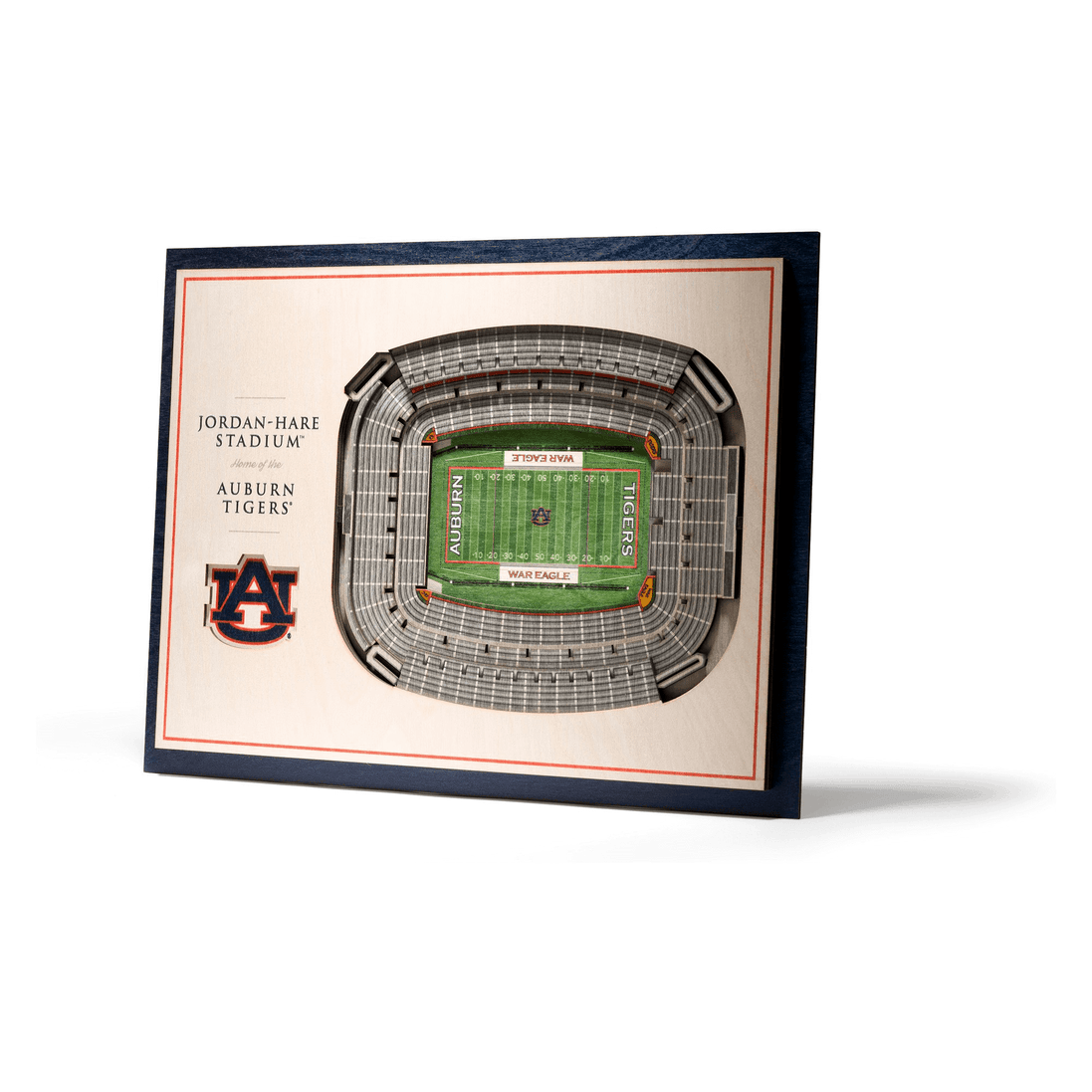 Auburn Tigers - 5 Layer StadiumViews 3D Wall Art
