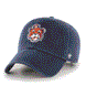 Auburn Tigers - Vin Navy Clean Up With No Loop Label Clean Up All Hat, 47 Brand