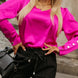 V-Neck Long Sleeve Blouse