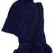 Crochet Chunky Knitted Beanie and Wrap Scarf