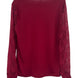 Full Size Lace Detail V-Neck Long Sleeve Blouse