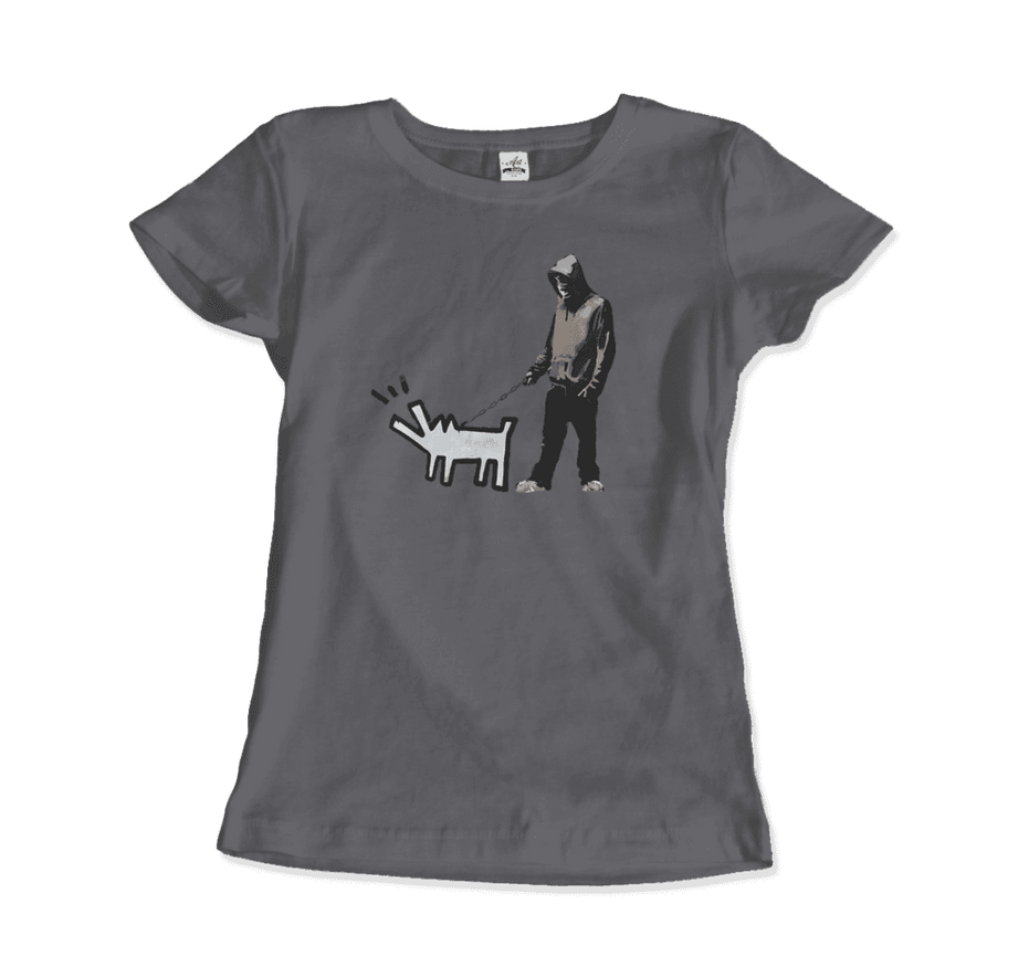 Banksy Dog Walker Artwork T-Shirt