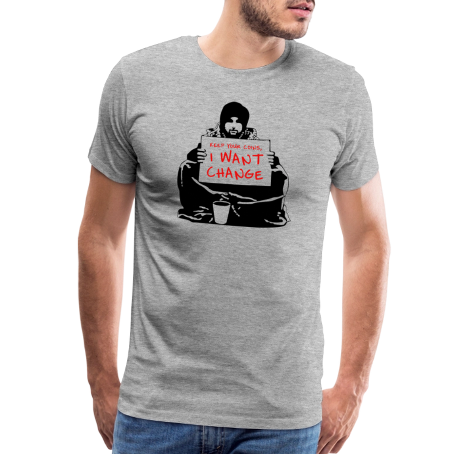 Banksy I Want Change Artwork T-Shirt