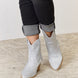 East Lion Corp Rhinestone Ankle Cowboy Boots