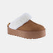 Weeboo Thick Bottom Fur Trim Snow Slippers