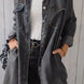 Full Size Pocketed Button Up Long Sleeve Denim Jacket