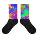 Kimante Red, Purple, Blue and Green Psychedelic Socks