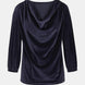 Cowl Neck Three-Quarter Sleeve Top