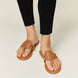 Forever Link Cutout PU Leather Open Toe Sandals