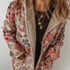 Printed Long Sleeve Hooded Jacket