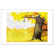 Calvin and Hobbes Resting on a Tree Poster