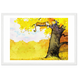Calvin and Hobbes Resting on a Tree Poster