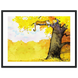 Calvin and Hobbes Resting on a Tree Poster
