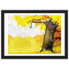 Calvin and Hobbes Resting on a Tree Poster