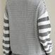 Striped Round Neck Dropped Shoulder Sweater